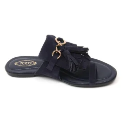 DAMES Tod's Slippers^Frangia sandaal schoen gemaakt in Italië