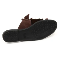 DAMES Tod's Slippers^Franje Sandaal Made in Italy