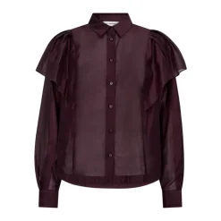 DAMES Co'Couture Frill Shirt 35821 Taffy Stijl