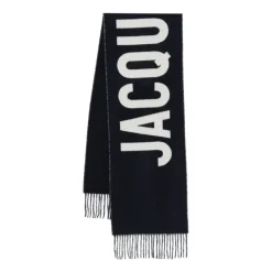 DAMES Jacquemus Sjaals^Fringe Logo Scarf