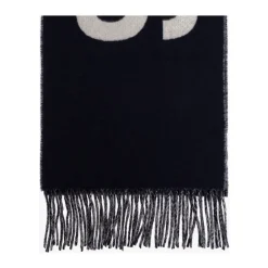 DAMES Jacquemus Sjaals^Fringe Logo Scarf