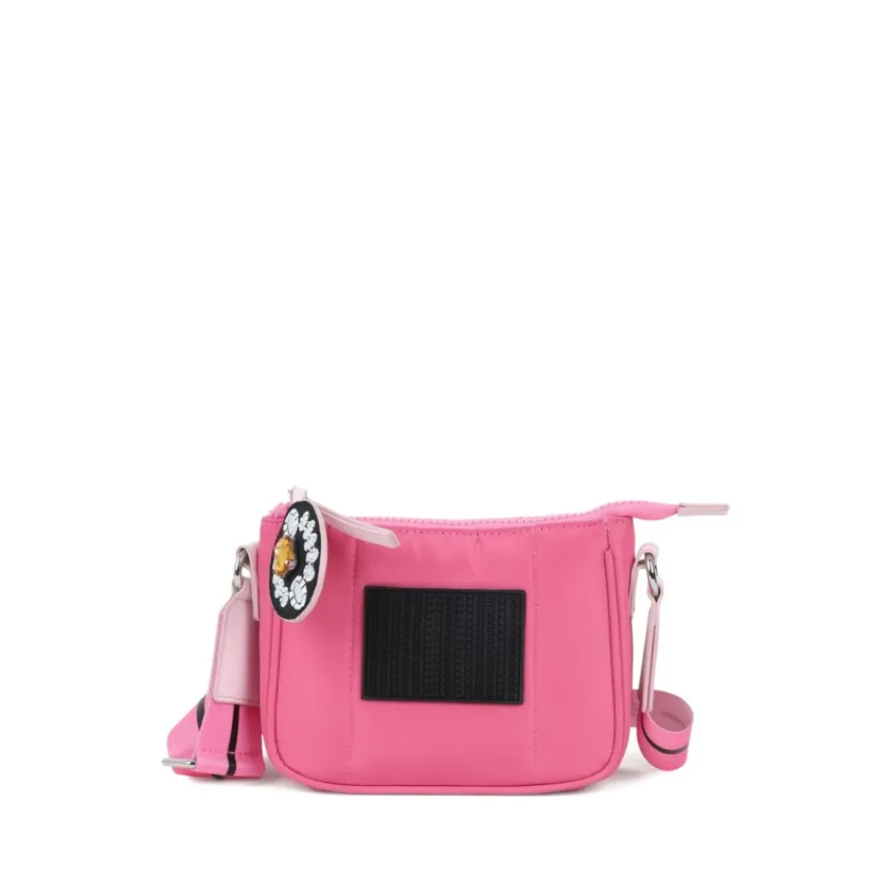 Marc Jacobs Tassen^Fuchsia Tassen met Logo Patch Charme