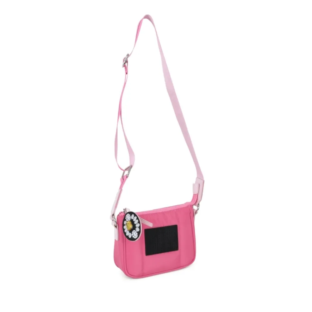 Marc Jacobs Tassen^Fuchsia Tassen met Logo Patch Charme
