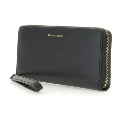 DAMES Michael Kors Portefeuilles^Full Zip Lederen Portemonnee