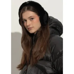 DAMES UGG Hoeden^Fur Oorwarmers met Draadloze Koptelefoon