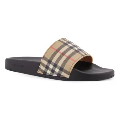 Heren Burberry Slippers^Furley Check Slide