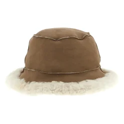 DAMES Brunello Cucinelli Fuzzy Shearling Bucket Hat