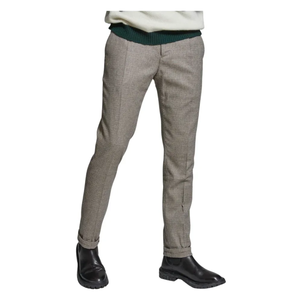 Heren Dondup Broeken^Gaubert Geplooide Broek