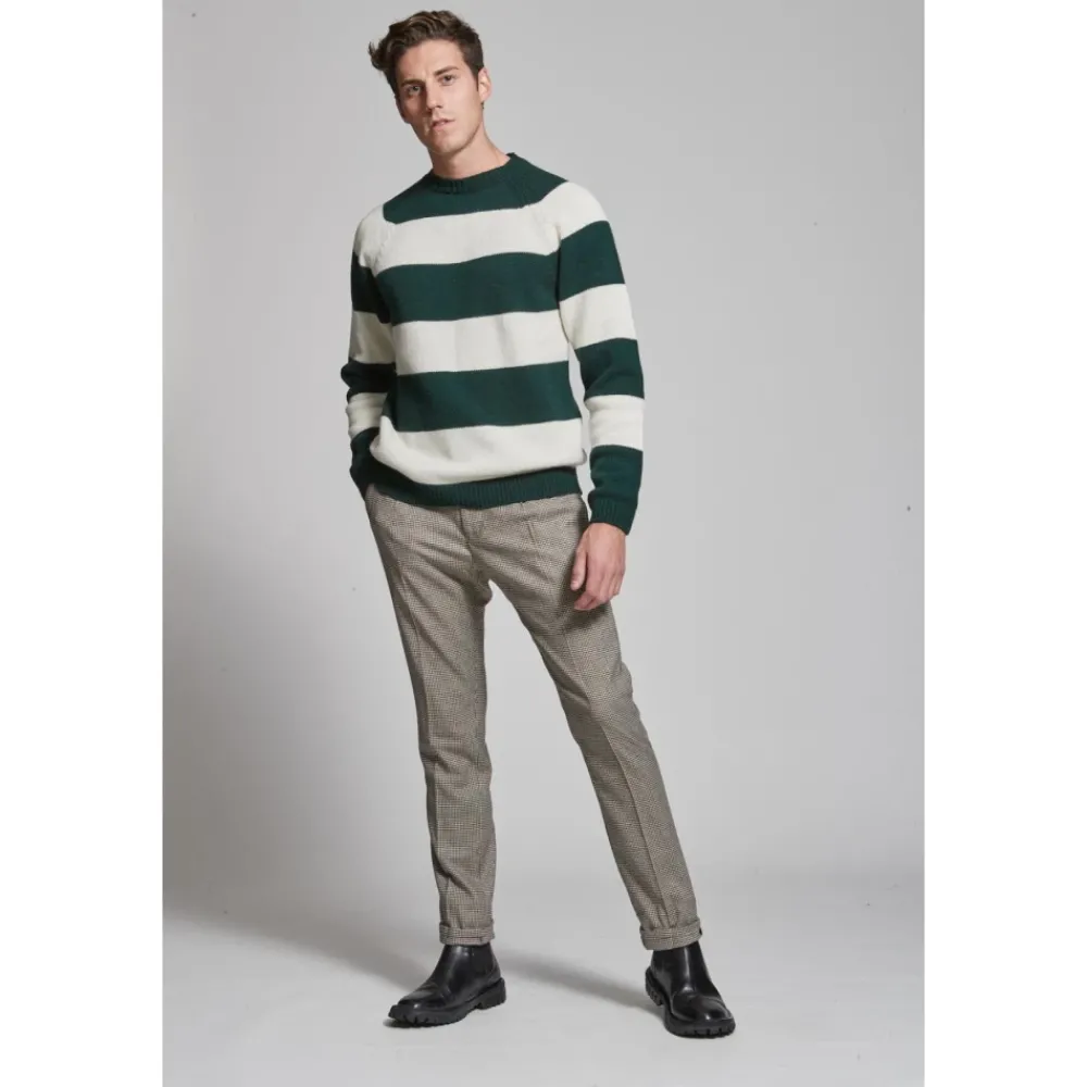 Heren Dondup Broeken^Gaubert Geplooide Broek