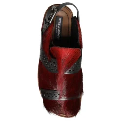Heren Dolce & Gabbana Sandalen^Gazelle Haar Leren Sandalen Schoenen