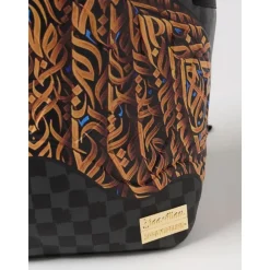 Heren SPRAYGROUND Rugzakken^Geblokte Rugzak met Arabisch Schrift