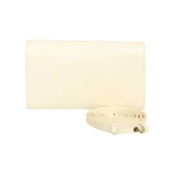 DAMES Il Bisonte Clutches^Gebonden leren clutch met afneembare band