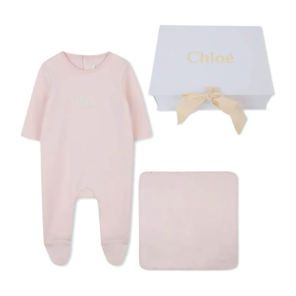 Chloé Geborduurd Logo Kleding Set