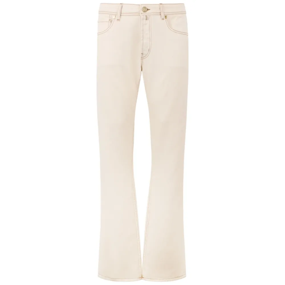 Heren Billionaire Jeans^Geborduurde 5 Pockets Regular Cut Jeans