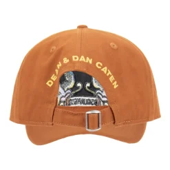 Heren Dsquared2 Geborduurde baseballpet met gesp