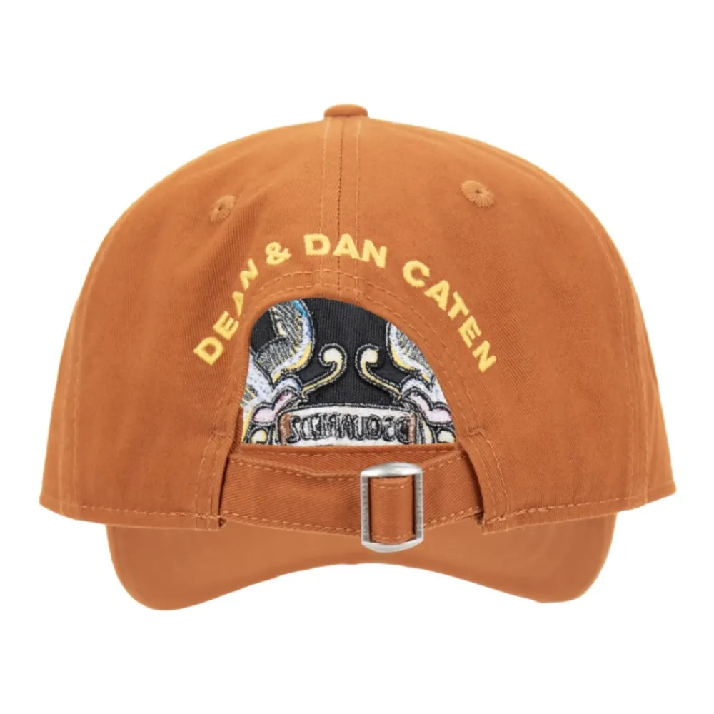 Heren Dsquared2 Geborduurde baseballpet met gesp