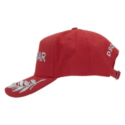 Heren Dsquared2 Petten^Geborduurde baseballpet met gesp