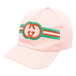 Gucci Mutsen En Petten^Geborduurde gestreepte hoed