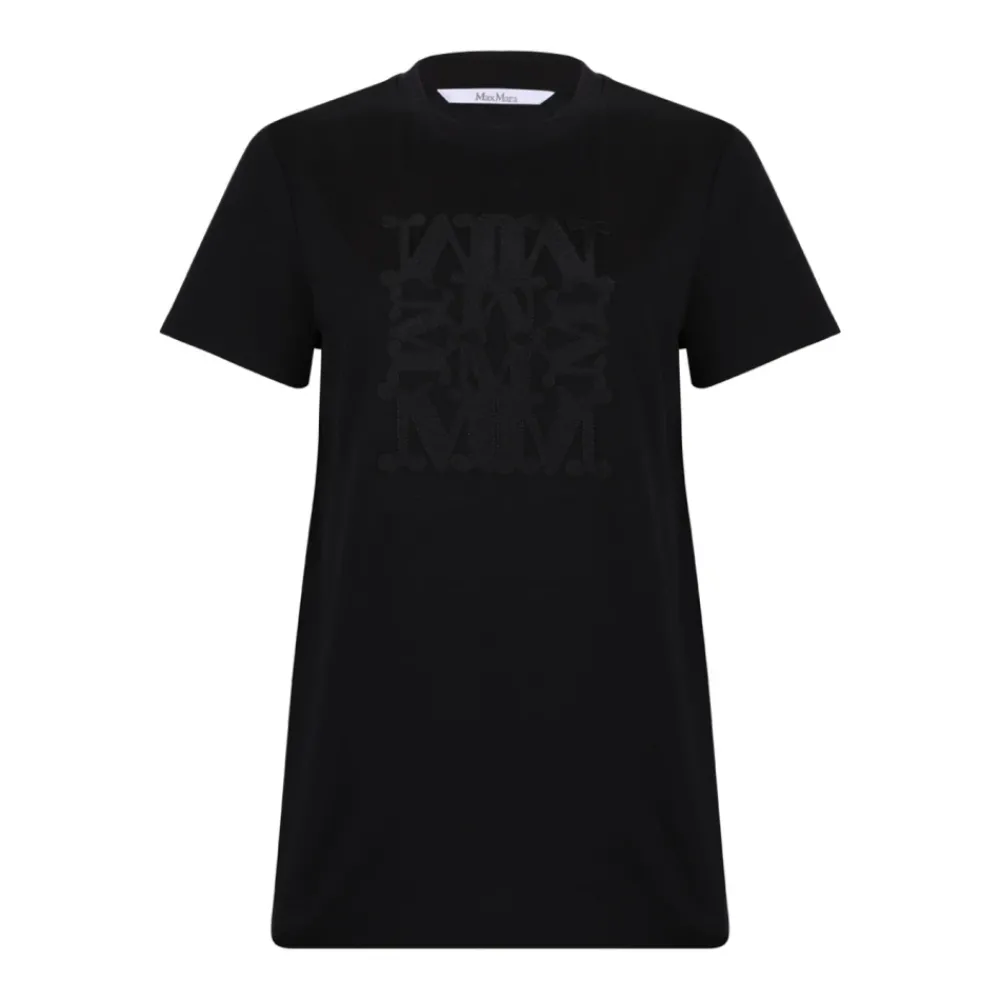 DAMES Max Mara Shirts^Geborduurde katoenen T-shirt