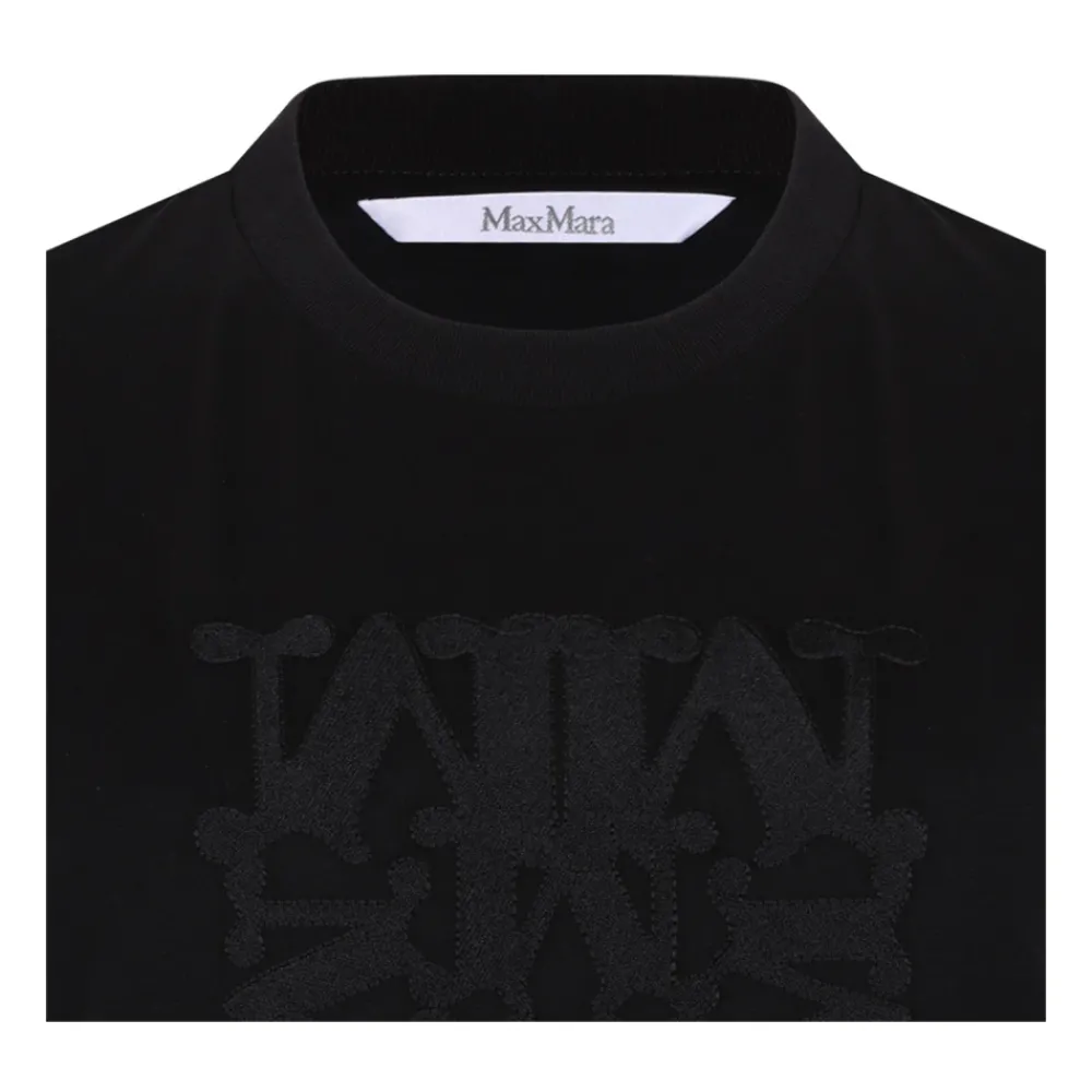 DAMES Max Mara Shirts^Geborduurde katoenen T-shirt