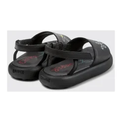 Camper Geborduurde leren sandalen