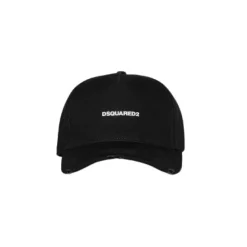 Heren Dsquared2 Geborduurde Logo Pet met Gebogen Klep
