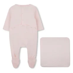 Chloé Geborduurde Logo Sleepsuit & Deken Set