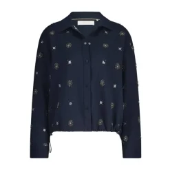 DAMES NUKUS Geborduurde Newport Blouse