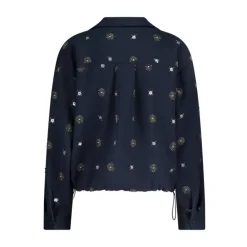 DAMES NUKUS Geborduurde Newport Blouse