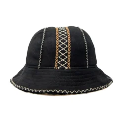 DAMES UGG Geborduurde Sheepskin Bucket Hat