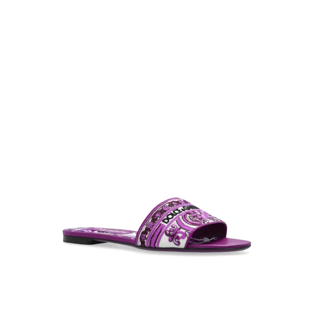 DAMES Dolce & Gabbana Geborduurde Slippers