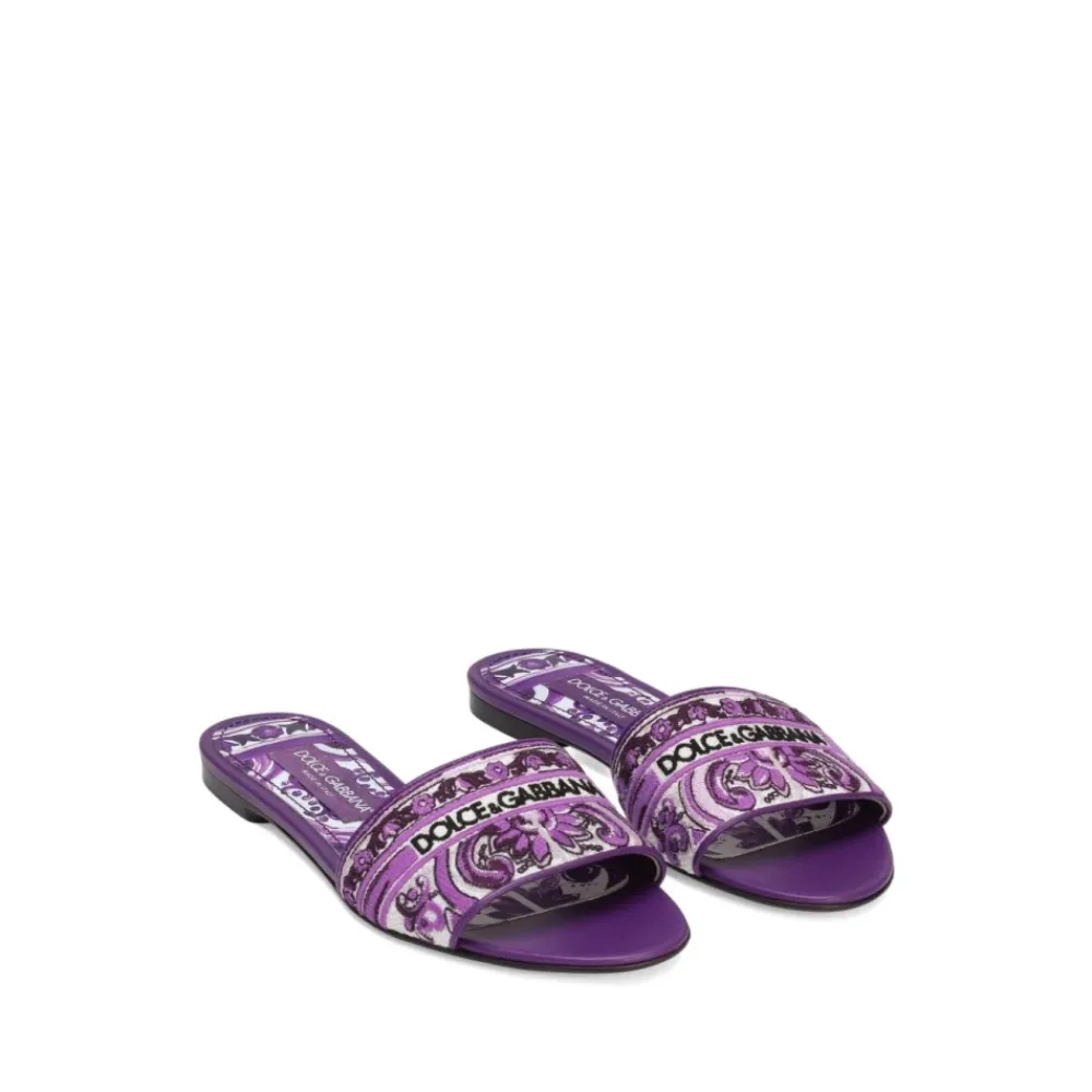 DAMES Dolce & Gabbana Geborduurde Slippers