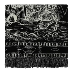 Heren Alanui Sjaals^Geborduurde wollen blend Antarctische Expeditie sjaal