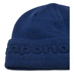 Armani Mutsen En Petten^Gebreide muts met omgeslagen rand