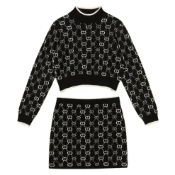 Twinset Bodysuits & Sets^Gebreide set met Oval T Jacquard