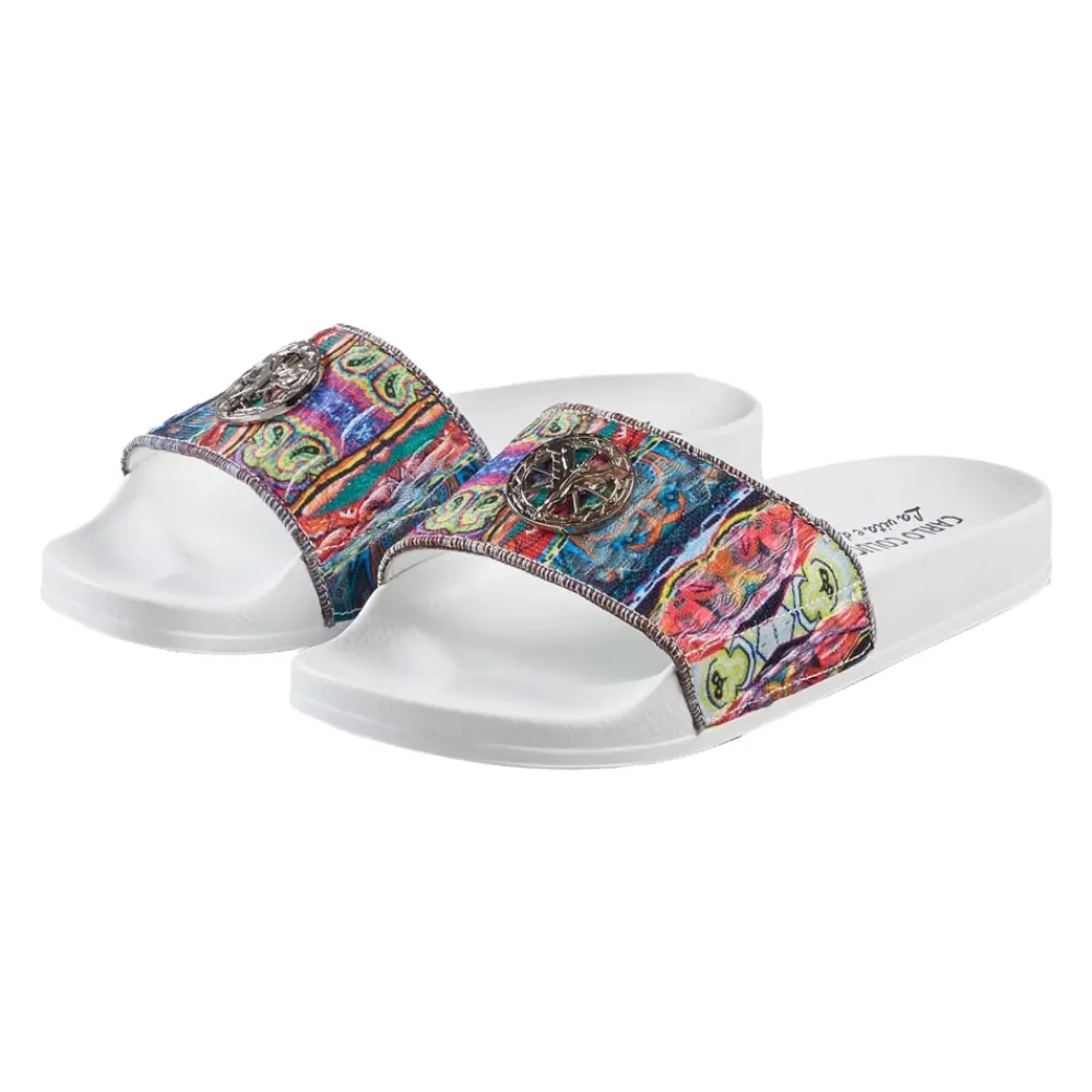 Heren Carlo Colucci Slippers^Gebreide Slipper Dal Santo