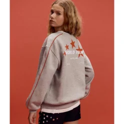 ALIX The Label Gebreide Trui met Tekstprint