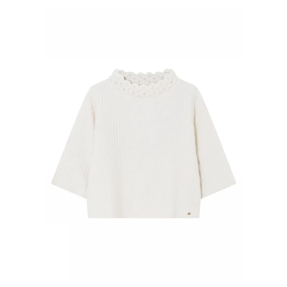 DAMES Gustav Gebreide Trui Off White