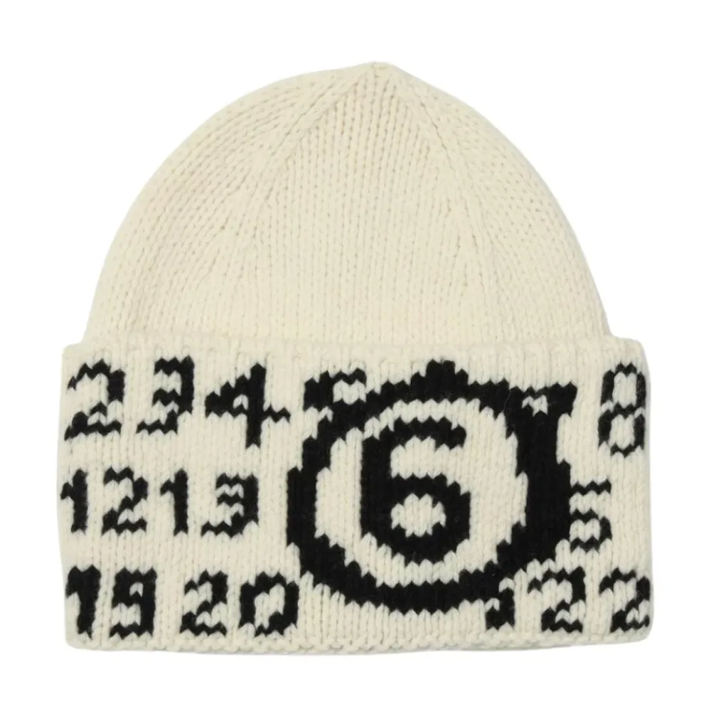 MM6 Maison Margiela Gebreide wollen beanie