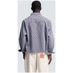 Heren Bram's Fruit Gedistresseerd Boeren Overhemd LS