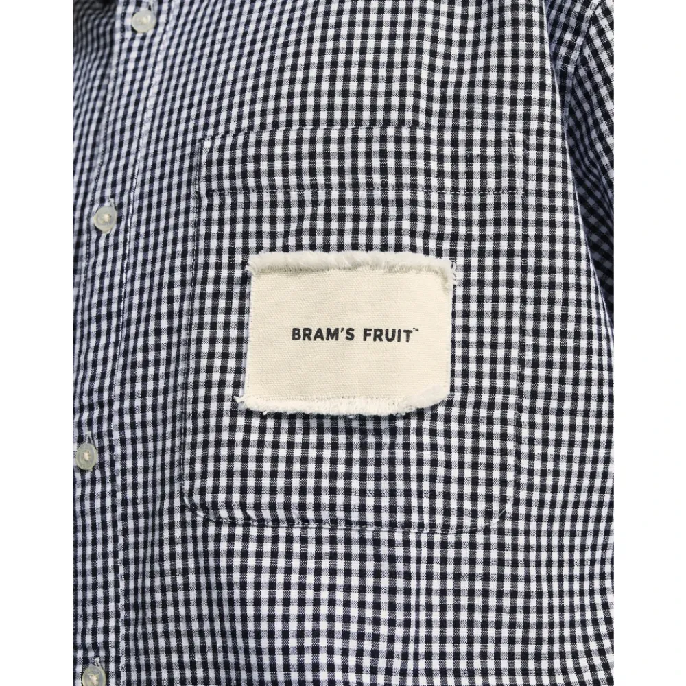 Heren Bram's Fruit Gedistresseerd Boeren Overhemd LS