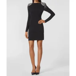 DAMES Philipp Plein Gedrapeerde Mini-jurk met Kristallen