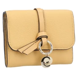 DAMES Chloé Clutches^Gegreineerde leren clutch