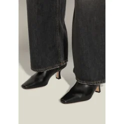 DAMES Coach Gehakte enkellaarzen Sclpt