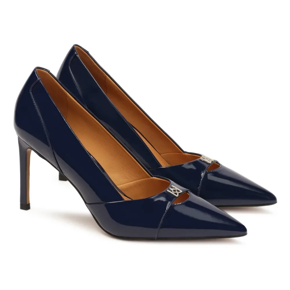 DAMES Kazar Gelakte marinee pumps met hak