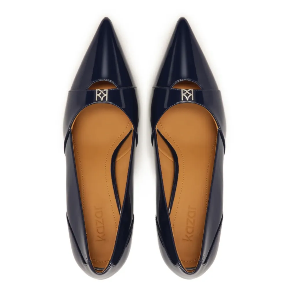 DAMES Kazar Gelakte marinee pumps met hak