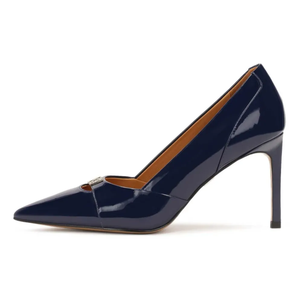 DAMES Kazar Gelakte marinee pumps met hak