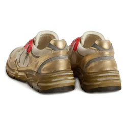 DAMES Golden Goose Gelamineerde Leren Hardloopschoenen