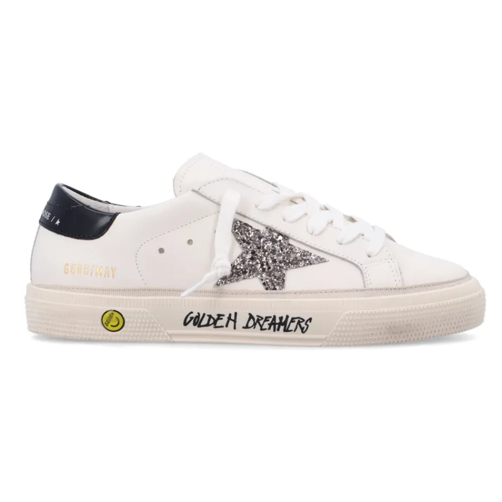 Golden Goose Sneakers^Gelamineerde Nappa Sneakers met Glitterster