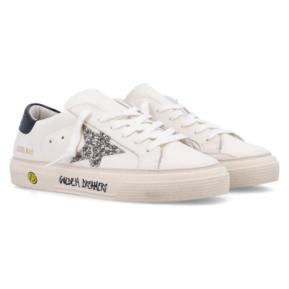 Golden Goose Sneakers^Gelamineerde Nappa Sneakers met Glitterster